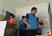 園紡社區開展清潔家園助力創城活動