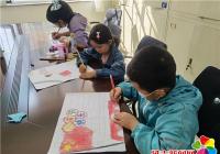 丹進社區關工委開展“喜迎十一、共繪卷畫”活動